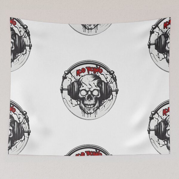 Item preview, Acid Techno Skull designed and sold by Designorigin.