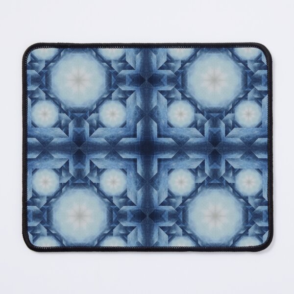 Item preview, Quilted Blues Stained Glass Window Seamlessly Repeating Pattern designed and sold by KellyValencia.