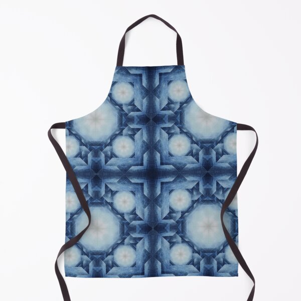 Item preview, Quilted Blues Stained Glass Window Seamlessly Repeating Pattern designed and sold by KellyValencia.