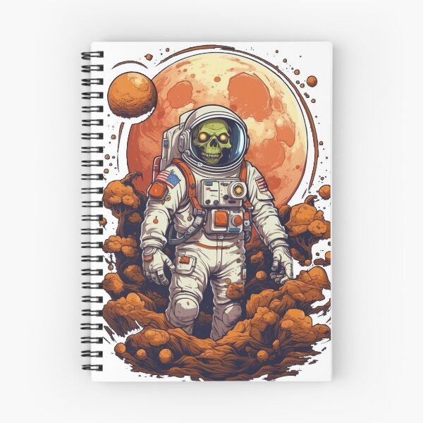 Item preview, Zombie in Space and Moon - Beautiful Cartoon style designed and sold by Gollenmarket.