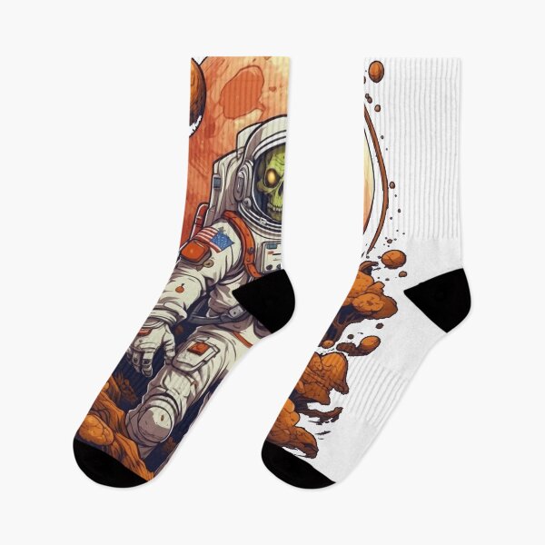 Item preview, Zombie in Space and Moon - Beautiful Cartoon style designed and sold by Gollenmarket.