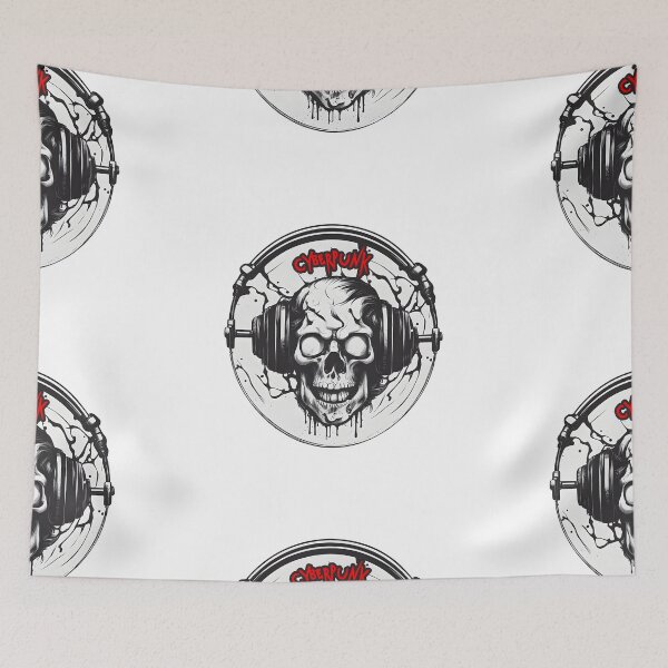 Item preview, Cyberpunk skull designed and sold by Designorigin.