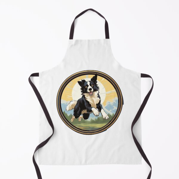 Item preview, A cheerful Border Collie dog designed and sold by VigorVilla.