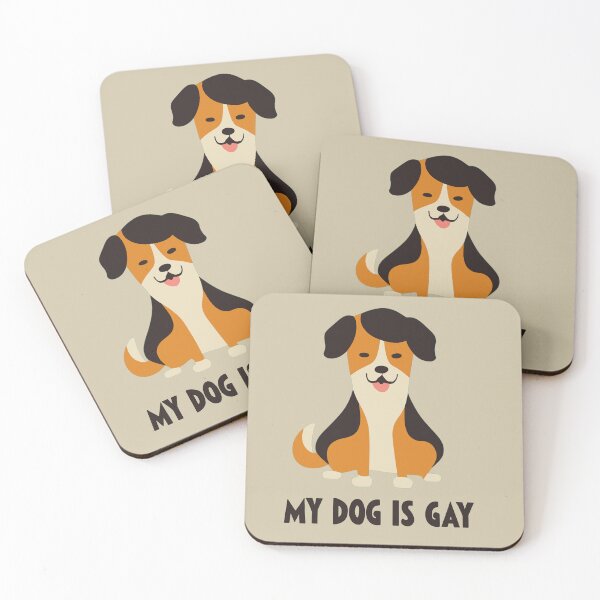 Item preview, Brown Fur, Proud Heart: My Dog is Gay designed and sold by EmeraldeaArt.