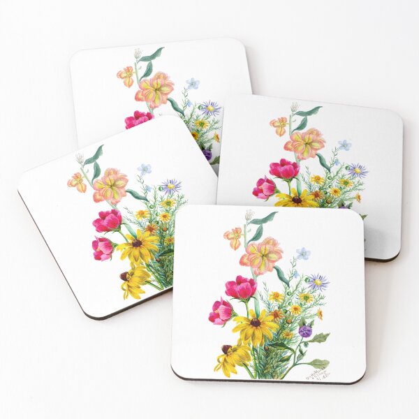 Item preview, Flowers On The Plains & Chicago 1881 Mary Vaux Walcott designed and sold by RocketshipRetro.