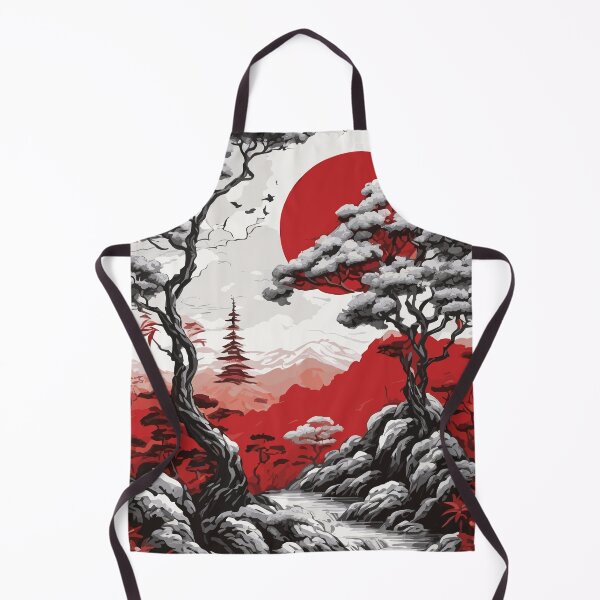 Item preview, Cute Captivating Asian Serenity: Red And White Bliss Design designed and sold by Sandydesign.