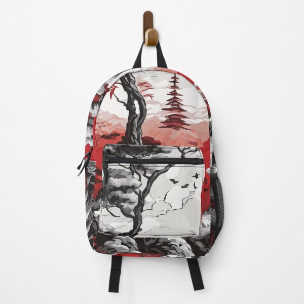 Item preview, Cute Captivating Asian Serenity: Red And White Bliss Design designed and sold by Sandydesign.