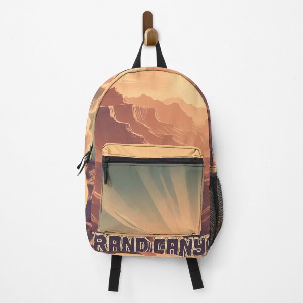 Item preview, Grand Canyon - Vintage Sunset - Colorful Illustration designed and sold by Amazing States of America.