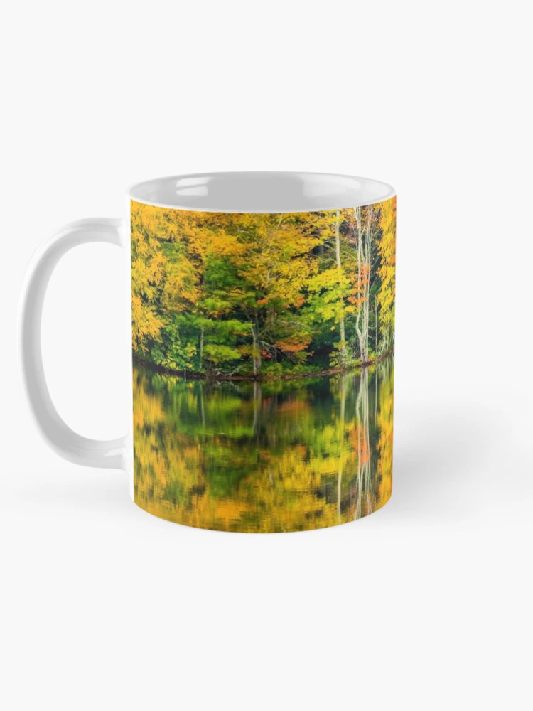 Thumbnail 5 of 6, Coffee Mug, Fall Reflections designed and sold by Roselyn Shoko.