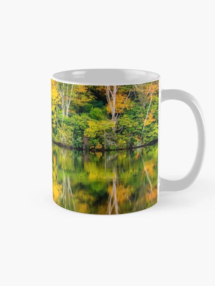 Thumbnail 3 of 6, Coffee Mug, Fall Reflections designed and sold by Roselyn Shoko.