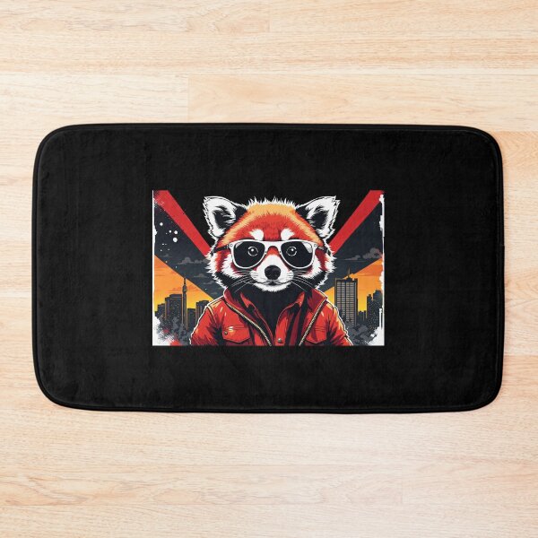 Item preview, Retro Sunset Style with Red Panda designed and sold by Mechanical-Artt.