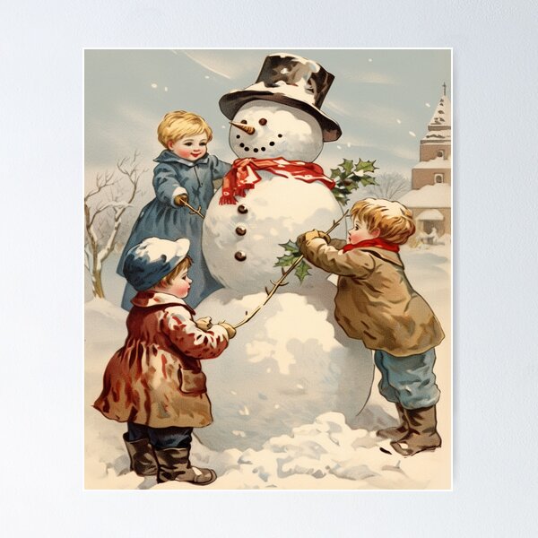 Item preview, Vintage Snowman Creation  designed and sold by JLCableStudio.