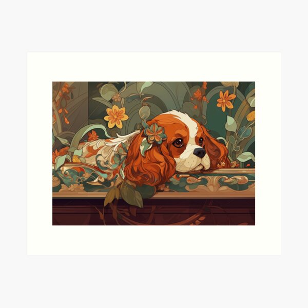 Item preview, Cavalier Art nouveau designed and sold by PetsArt.