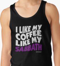 I like my Coffee like my Sabbath Men's Tank Top