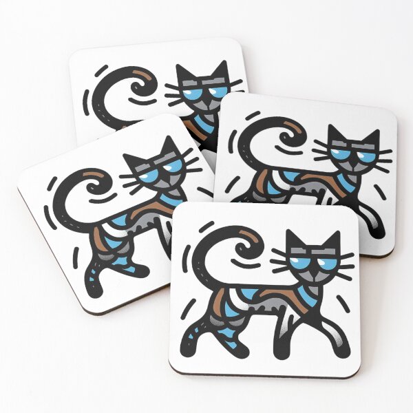 Item preview, Cat Silhouette Cat Cult Cat Lover Elegant Cat Art Cat with Sunglasses designed and sold by sharon1210.
