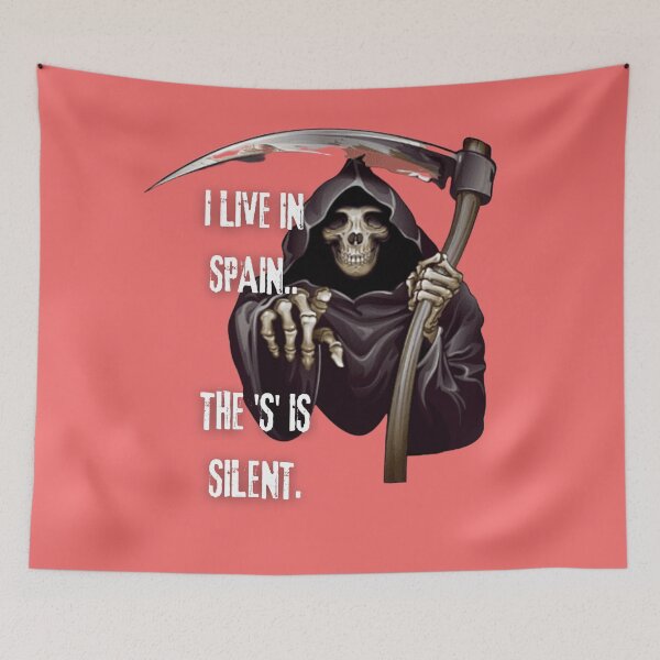Item preview, I Live In Spain The S Is Silent designed and sold by Flirt-Teez.