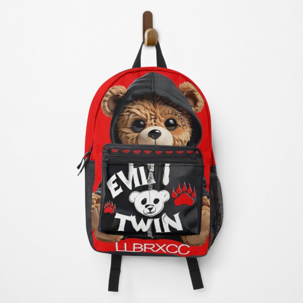 Item preview, RED Evil Twin Hip Hop Streetwear Graffiti Teddy Bear  designed and sold by Angelic Gangster.