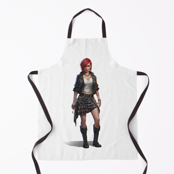 Item preview, Redhead punk rocker chick designed and sold by TheOosh.