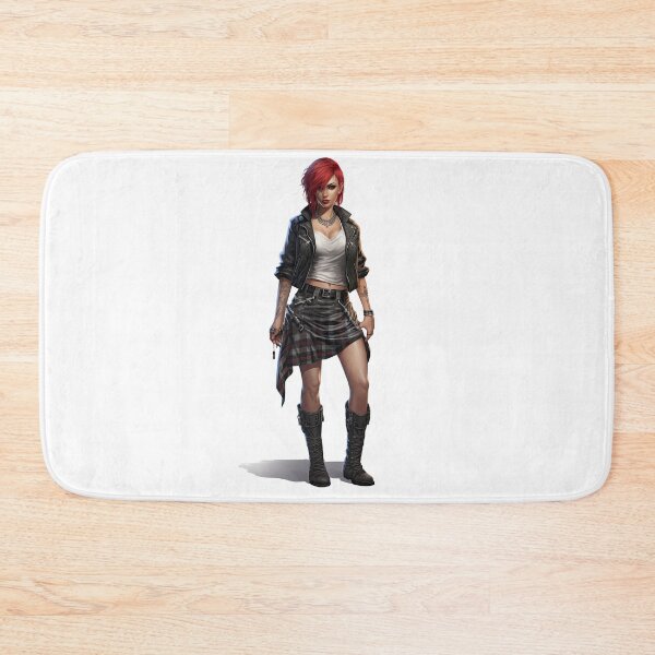 Item preview, Redhead punk rocker chick designed and sold by TheOosh.