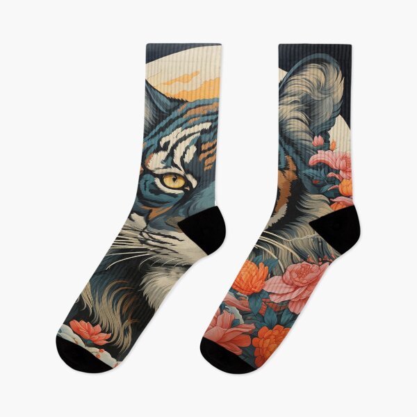 Item preview, Surreal FLoral tiger designed and sold by MANGA Crusade.
