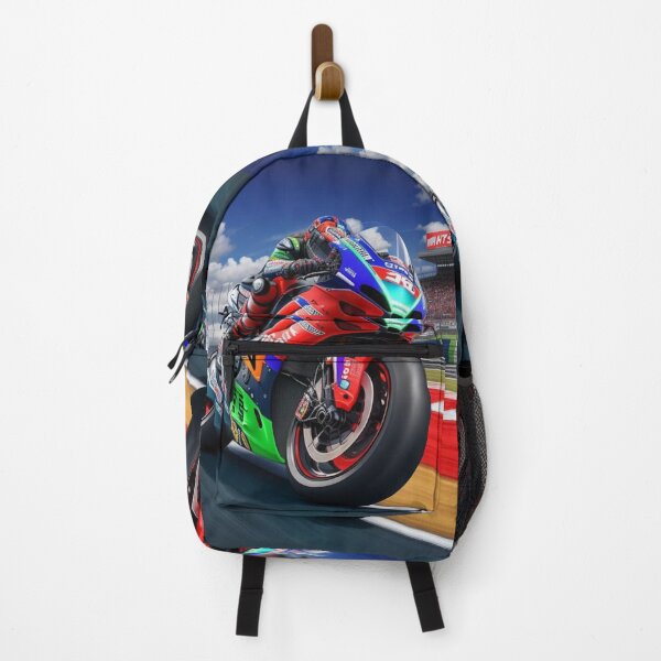 Item preview, MotoGP Replica Colorful Neon Motorcycle Racer Biker Racing designed and sold by Alchemy-A-La-G.
