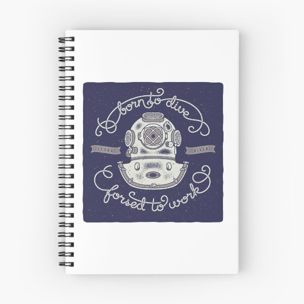 Item preview, Born to Dive Force to Work designed and sold by RichardsSignCo.