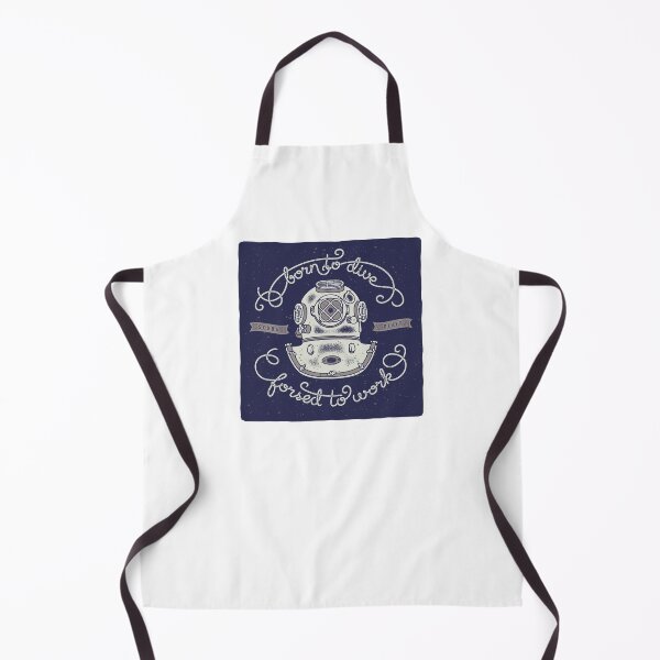 Item preview, Born to Dive Force to Work designed and sold by RichardsSignCo.