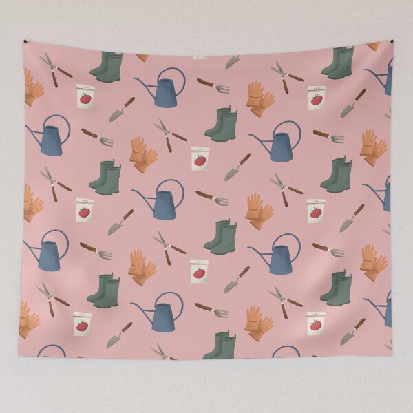 Item preview, Get your hands dirty love tomatoes designed and sold by TinyFlowerArt.