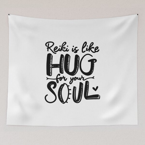 Item preview, reiki is like a hug for your soul - black designed and sold by EvaAngel.