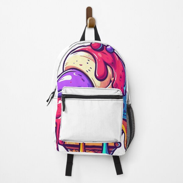 Item preview, Colorful Ice Cream with Drizzling Syrup designed and sold by ElevateBoutique.