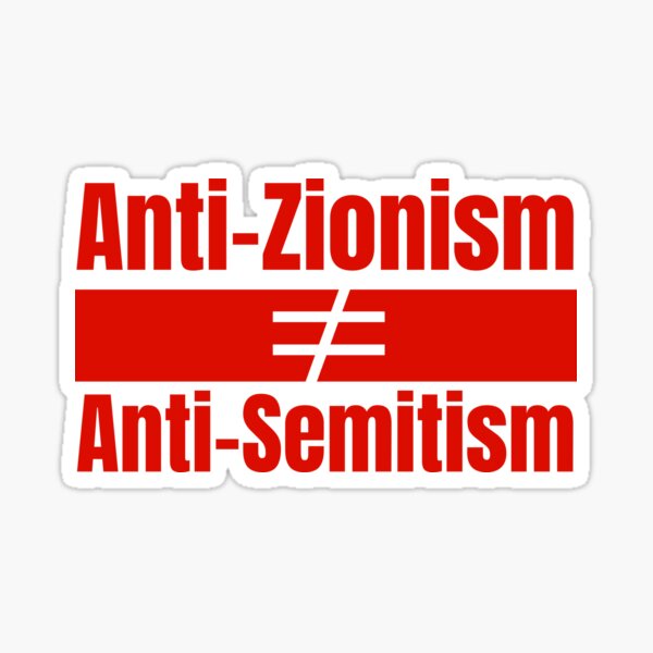 Item preview, anti-zionism is not anti-semitism designed and sold by Randa Ranmania.