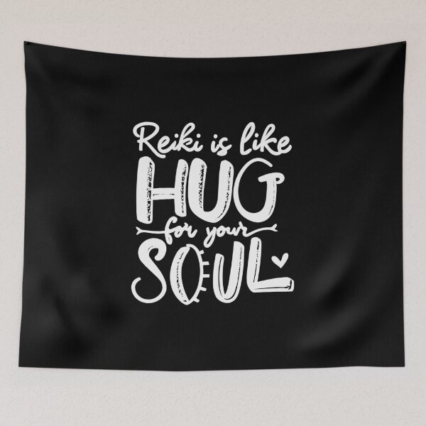 Item preview, reiki is like a hug for your soul - white designed and sold by EvaAngel.