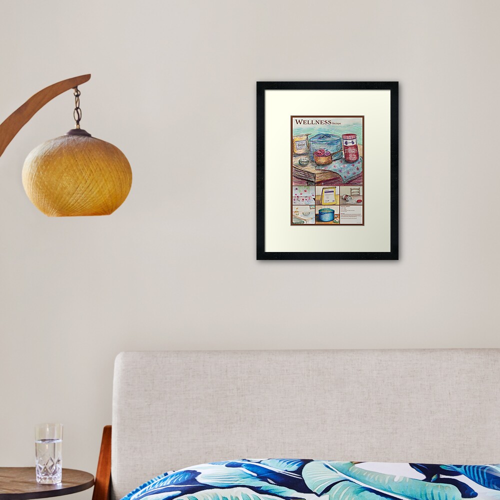 Item preview, Framed Art Print designed and sold by Calm-Art.