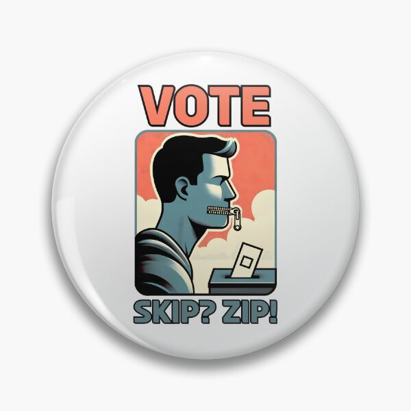 Item preview, Vote - If You Skip It Zip It designed and sold by 4TeeToo.