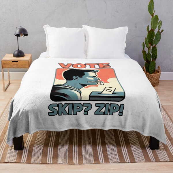 Item preview, Vote - If You Skip It Zip It designed and sold by 4TeeToo.