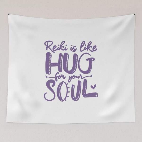 Item preview, reiki is like a hug for your soul - purple designed and sold by EvaAngel.