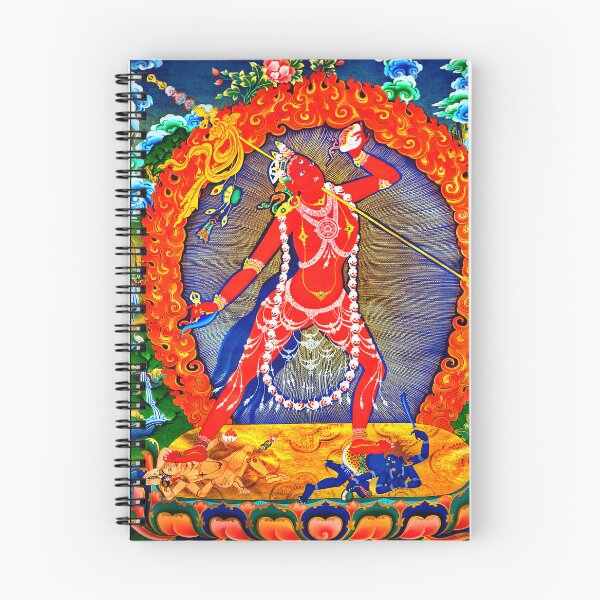 Item preview, Vajrayogini Dakini Tibetan Buddhist Thangka Art  designed and sold by Tammy Winand Arts.