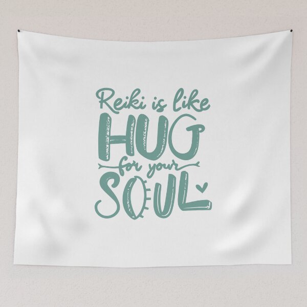 Item preview, reiki is like a hug for your soul - turquoise designed and sold by EvaAngel.
