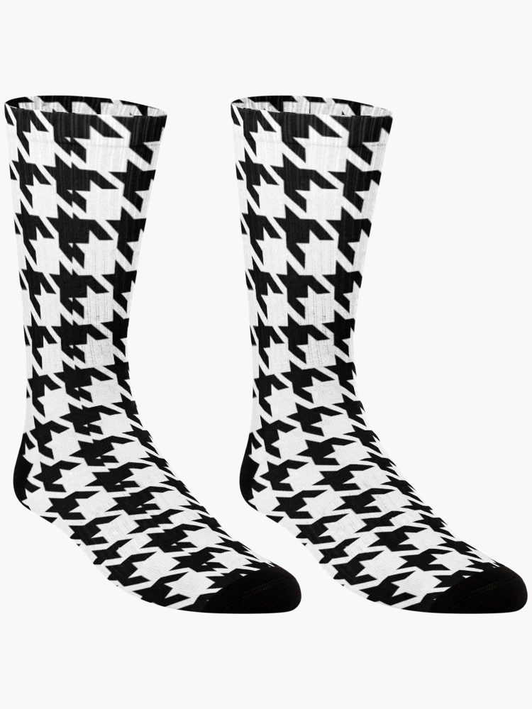 Thumbnail 3 of 5, Socks,  Houndstooth Pattern designed and sold by YourPattern.