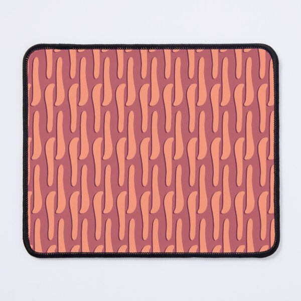 Item preview, Organic S curve pattern in coral and berry purple designed and sold by FrancesPoff.