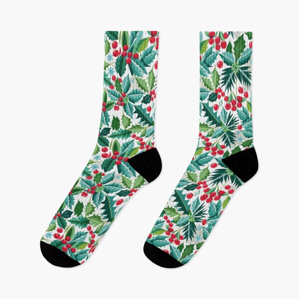 Item preview, Christmas Plants Pattern designed and sold by AOCollections.