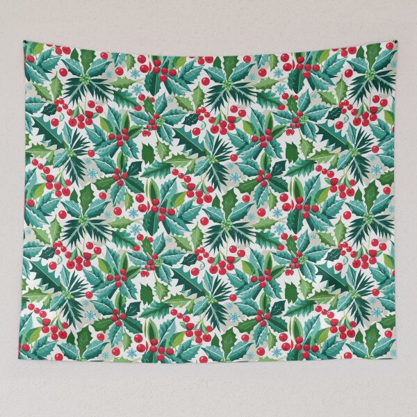 Item preview, Christmas Plants Pattern designed and sold by AOCollections.