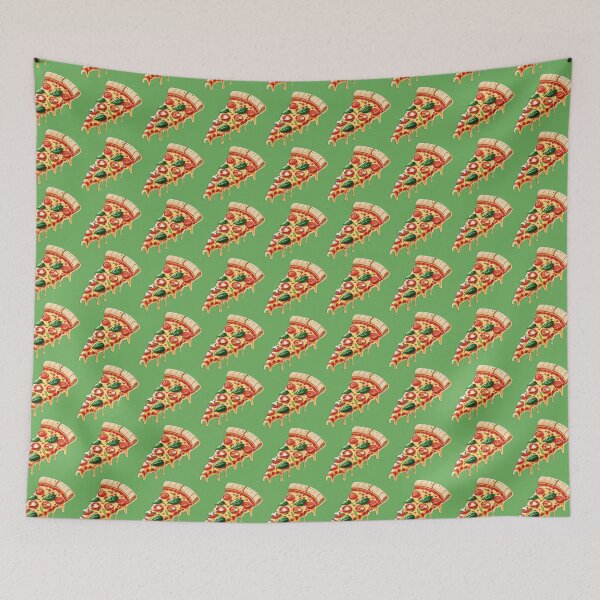 Item preview, Pizza Slices Pattern designed and sold by ArtFactoryAI.