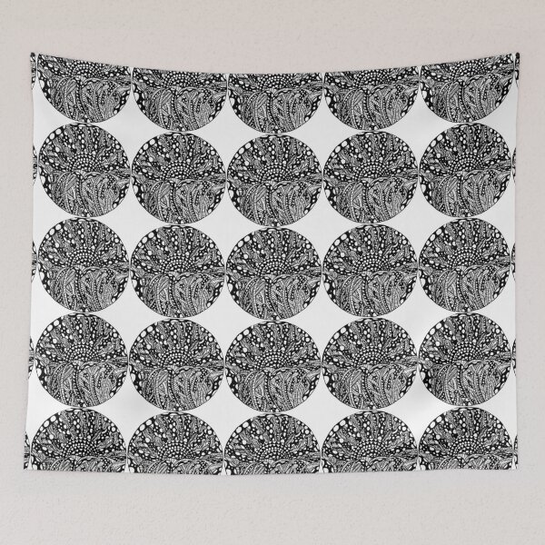Item preview, Sunshine Zentagle. Geometric Abstract Sun Drawing designed and sold by galleasstudio.