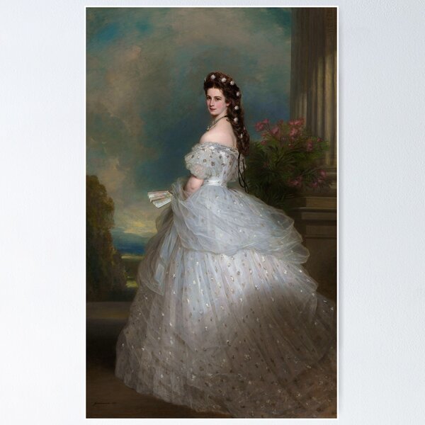 Item preview, Empress Sisi Elisabeth of Austria (1865) - Franz Xaver Winterhalter designed and sold by SALON DES ARTS.