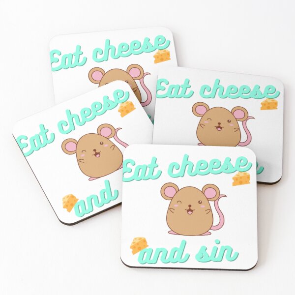 Item preview, Eat Cheese And Sin art  designed and sold by BestDesignsRB.