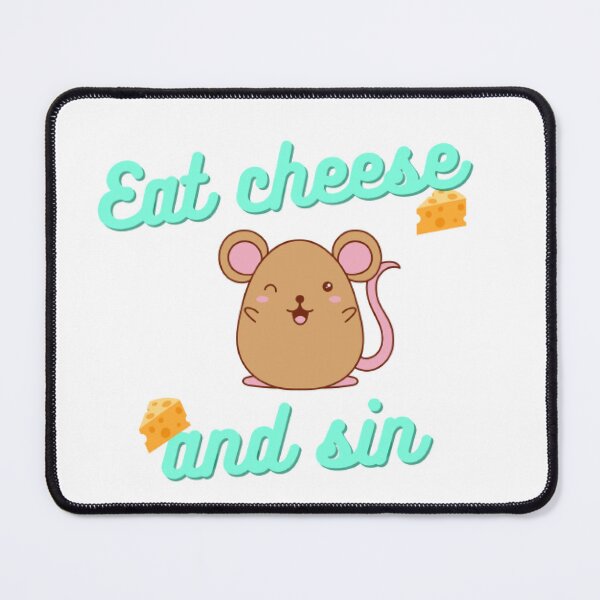 Item preview, Eat Cheese And Sin art  designed and sold by BestDesignsRB.