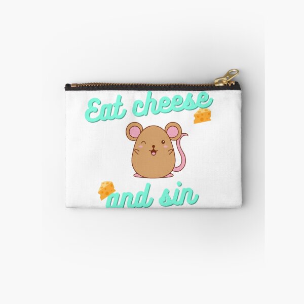 Item preview, Eat Cheese And Sin art  designed and sold by BestDesignsRB.