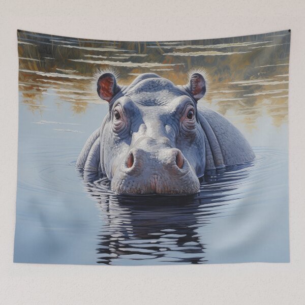 Item preview, River Hippo 02 designed and sold by Elisabeth Lucas.