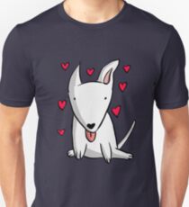 Ich <3 mein Bullterrier # 1 Unisex T-Shirt
